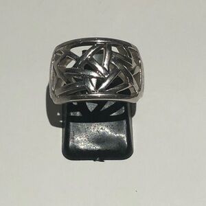 Elle Reflection collection silver ring size 7